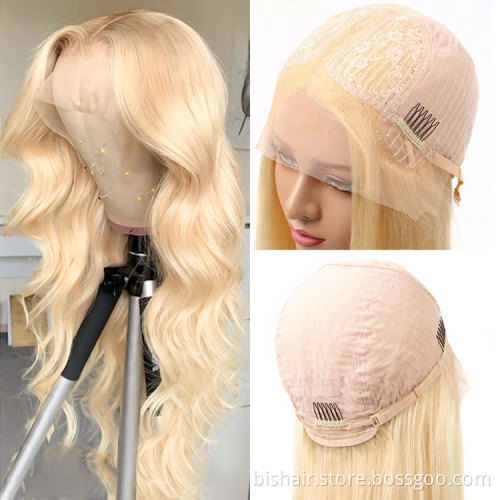 613 blonde straight hd T lace front human hair wigs unprocessed 100% virgin full lace human hair wig natural full lace wigs
